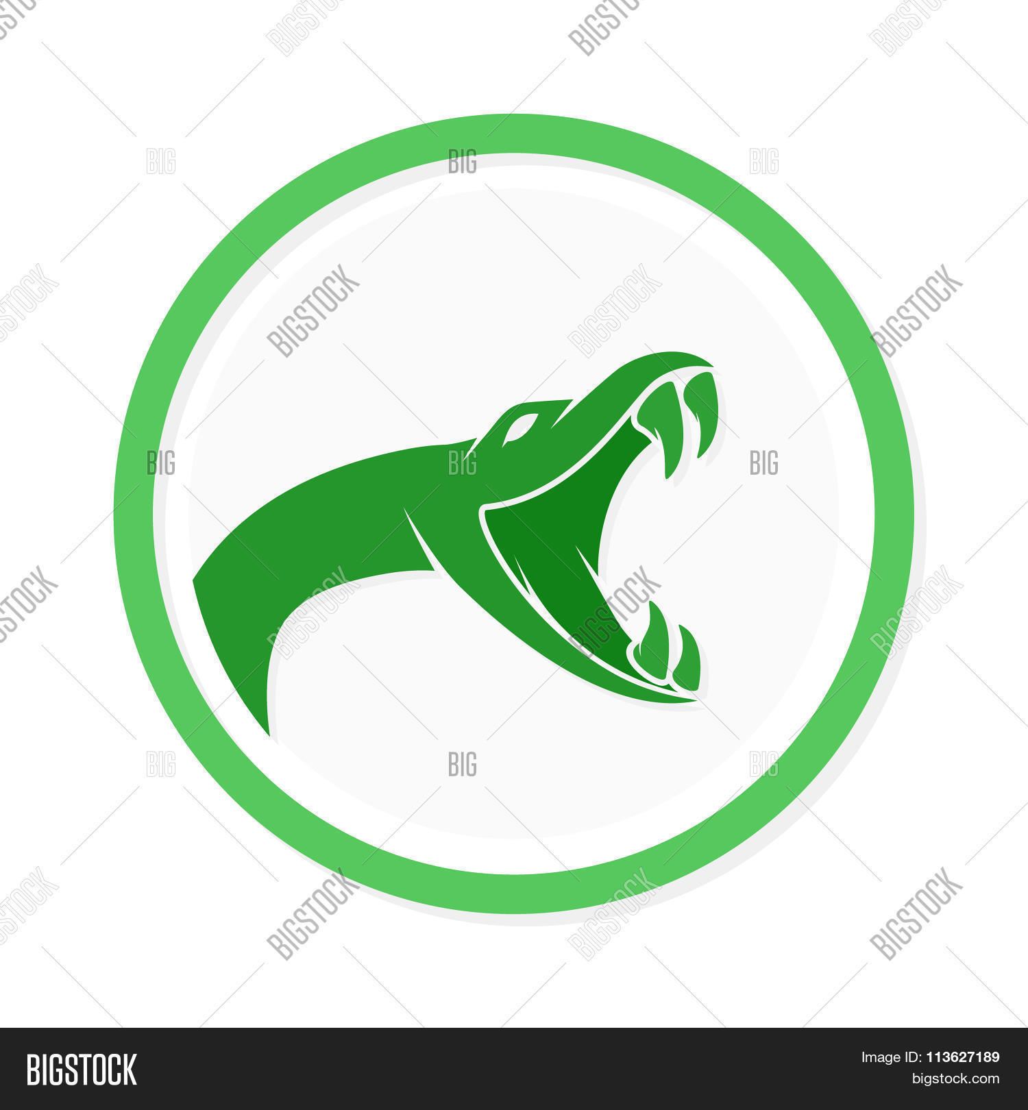 vector snake logo vector photo free trial bigstock
