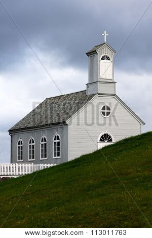 Stykkisholmskirkja, One Of The Many Icelandic Churches.