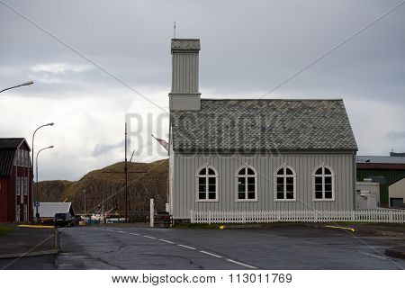 Stykkisholmskirkja, One Of The Many Icelandic Churches.