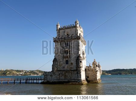 Belem Watchtower In The Summer