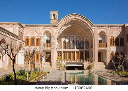 Khan-e Ameriha historic house in Kashan, Iran