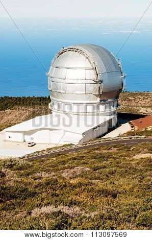 Grantecan Telescope In La Palma
