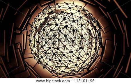 3D futuristic background 
