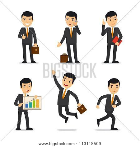 Businessman isolated vector