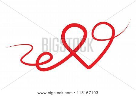 Red Heart, Love and Valentine's Day