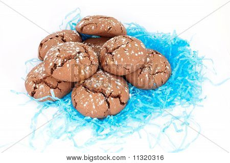 deliziosi biscotti al cioccolato