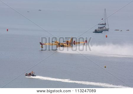 cadiz, spain - september 13, 2009: festival airshow cadiz