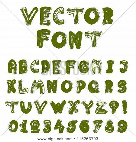 Vector English Alphabet