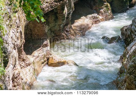 Kurdzhips River Is In Guamskoe Gorge