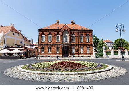 Buildings In The City Center Of Zagreb, Croatia. Architecture Of The City.