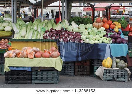 Ljubljana Market In December