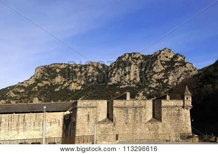 View Of Villefranche de Conflent, France