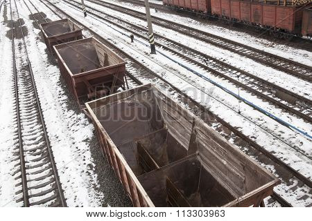 Empty Freight Wagons