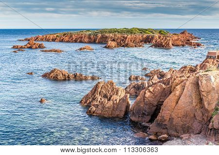 Red Rocks Of Esterel Massif-french Riviera,france