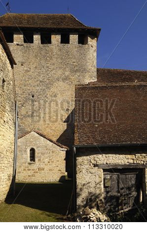 Medieval Village Of Saint Martin De Vers, Lot, France