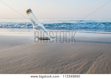 Bottle on the beach