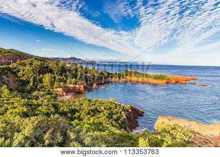 Red Rocks Of Esterel Massif-french Riviera,france