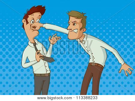 Two  Men Fighting