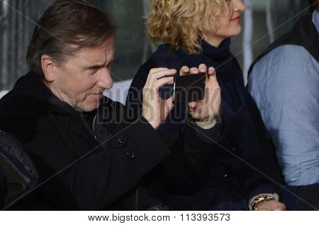 LOS ANGELES - JAN 5:  Tim Roth at the Quentin Tarantino Hand & Footprints Ceremony at the TCL Chinese Theater IMAX on January 5, 2016 in Los Angeles, CA