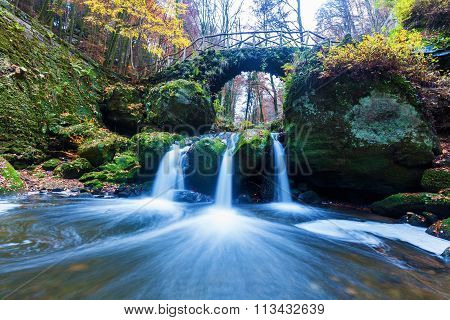 cascade Schiessentuempel in the area Luxembourg Swiss in Luxembourg