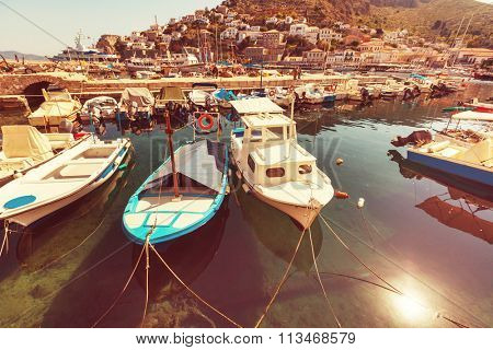Original Hydra Island in Greece