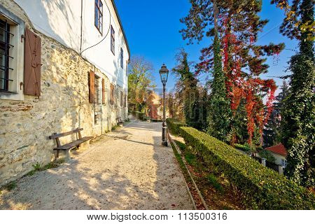 Zagreb Upper Town Park Walkway