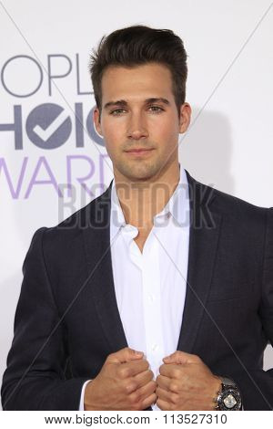 LOS ANGELES - JAN 6:  James Maslow at the Peoples Choice Awards 2016 - Arrivals at the Microsoft Theatre L.A. Live on January 6, 2016 in Los Angeles, CA