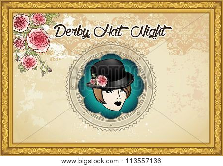 Derby Hat Night Background