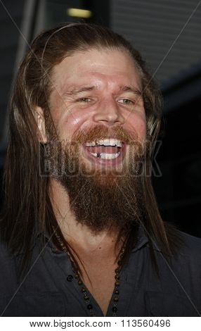 HOLLYWOOD, CALIFORNIA - August 30, 2011. Ryan Hurst at the Season 4 premiere of FX Network's 