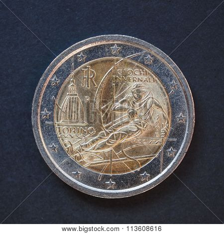 2 Euro Coin From Italy