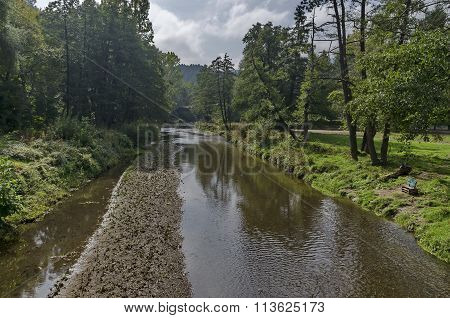Iskar river by Kokaliane village, Pancharevo