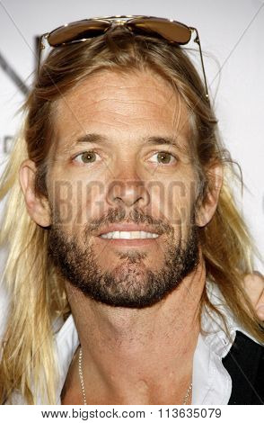 Taylor Hawkins of Foo Fighters at the Los Angeles Premiere of 