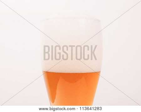 Retro Looking Weizen Beer