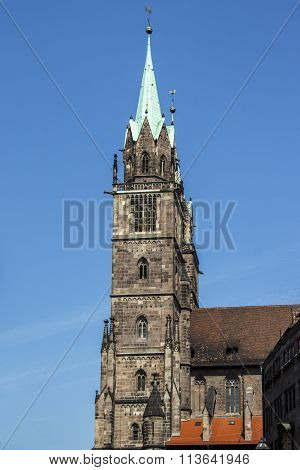 St. Lorenz Church In Nuremberg, Germany, 2015