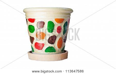 Flower pattern on a white background.