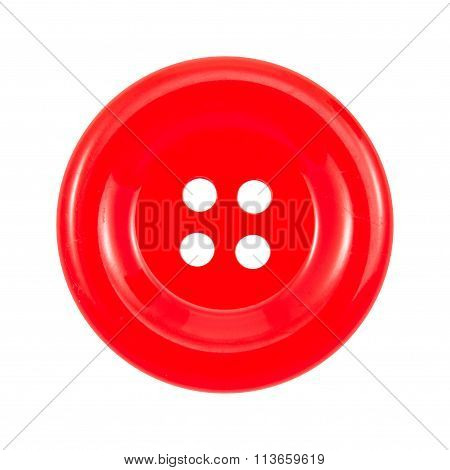 a Red clasper isolated on white .