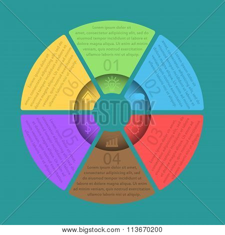 circle infographic template