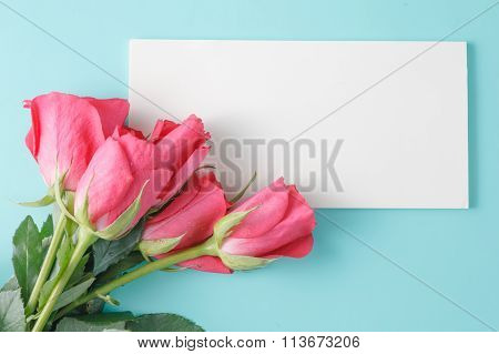Roses With Note
