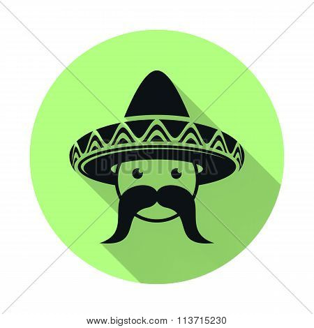 Mexican With Sombrero
