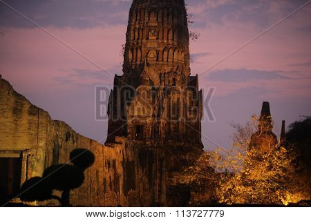 Asia Thailand Ayuthaya Wat Ratburana
