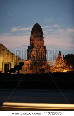 Asia Thailand Ayuthaya Wat Ratburana