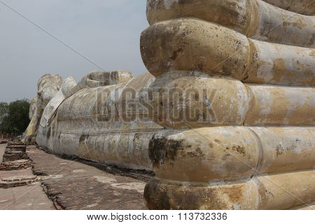 Asia Thailand Ayuthaya Wat Lokaya Sutha