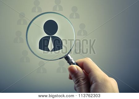 Recruitment Or Selection Concept