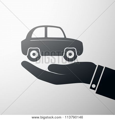 Holding A Car