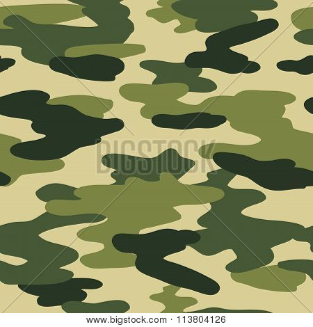 Seamless Vector Pattern Camouflage Coloring