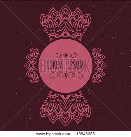 frame for text
