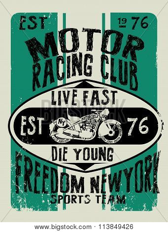Vintage Motorcycle Vector Set.skull Riders Motorbike Vector Set