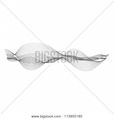 Vector music wave