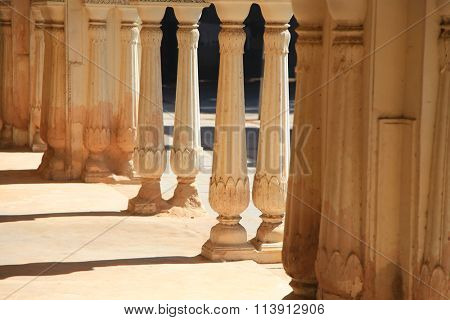 Historic Paigah tombs architecture in Hyderabad, India built in year 1787