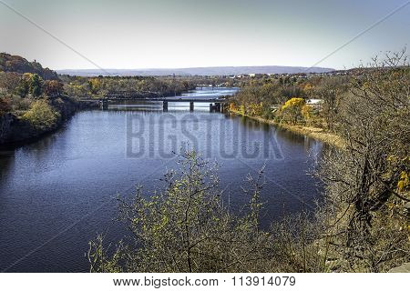 The mighty Mohawk River at Rexford, NY